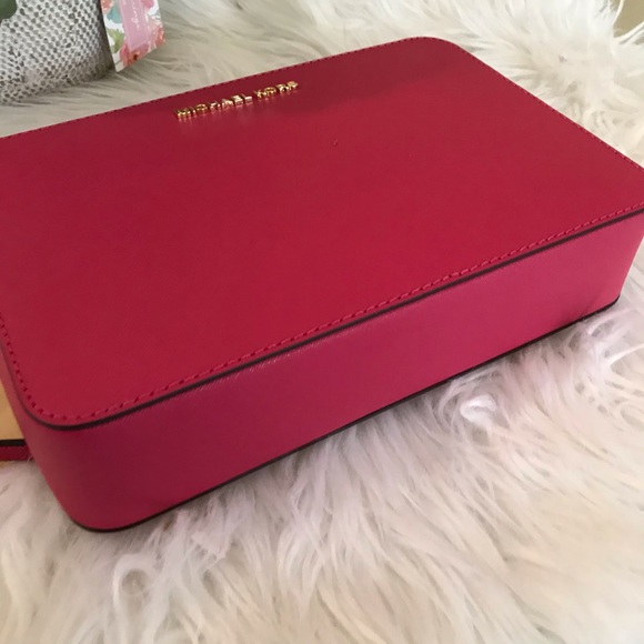 Michael Kors Bags Michael Kors Jet Set Electric Pink Crossbody Bag Poshmark